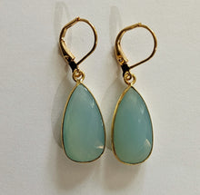 Load image into Gallery viewer, Aqua Chalcedony Earrings