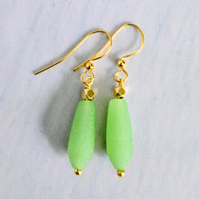 Load image into Gallery viewer, Beach Glass Earrings -10 colors available