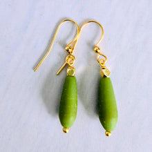 Load image into Gallery viewer, Beach Glass Earrings -10 colors available