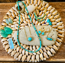 Load image into Gallery viewer, Aqua Chalcedony Earrings
