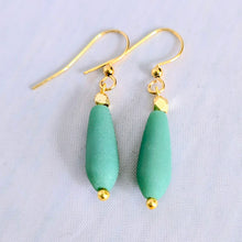 Load image into Gallery viewer, Beach Glass Earrings -10 colors available
