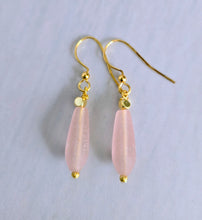 Load image into Gallery viewer, Beach Glass Earrings -10 colors available
