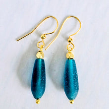 Load image into Gallery viewer, Beach Glass Earrings -10 colors available
