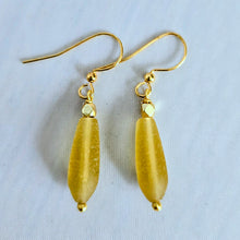 Load image into Gallery viewer, Beach Glass Earrings -10 colors available
